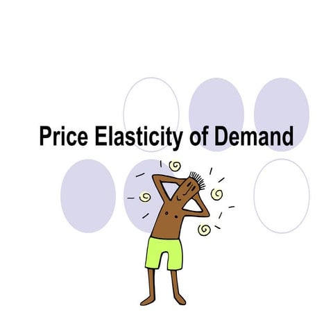 Price elasticity of demand 04 03