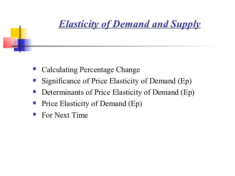 😊 What are the major determinants of price elasticity of demand ...
