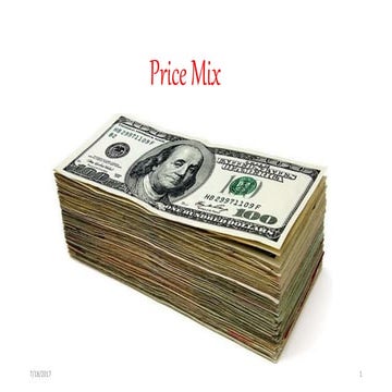 Price mix