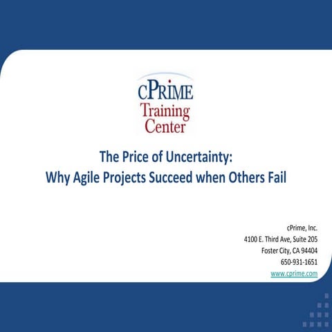 Escaping the Waterfall: Reducing Risk with Agile Development with Scrum