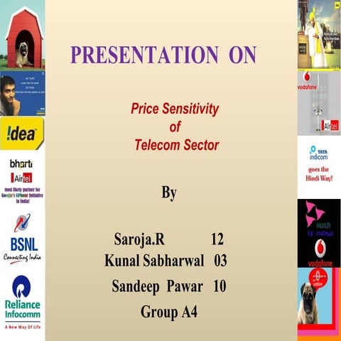 Price Sensitivity in Telecom Sector