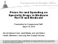 Prices for and Spending on Specialty Drugs in Medicare Part D and Medicaid