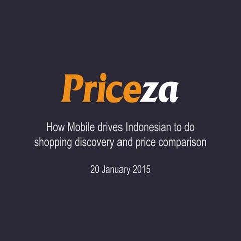 How Mobile drives Indonesian to do shopping discovery and price comparison