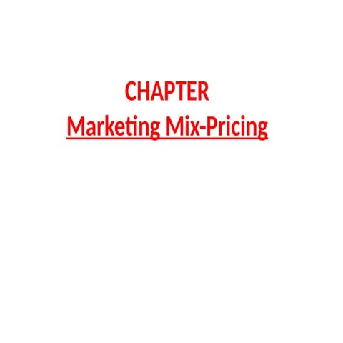 Pricing.pptx pricing control pricing contr | PPT