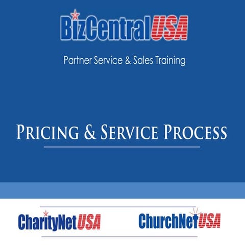 Partner Training: Pricing & Packages