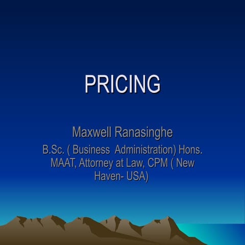 How to price a product effectively