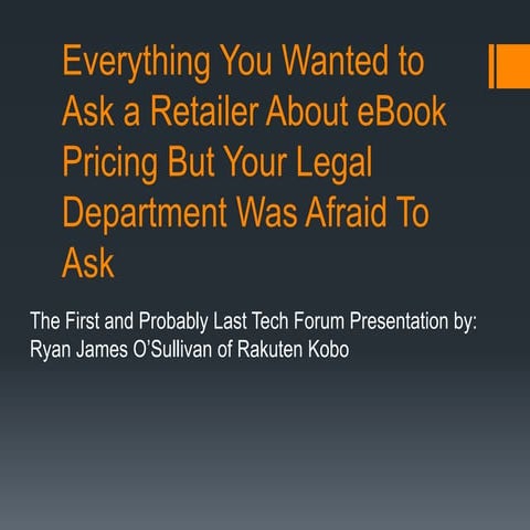 Everything You Wanted to Ask a Retailer About Pricing But Your Legal Departme...