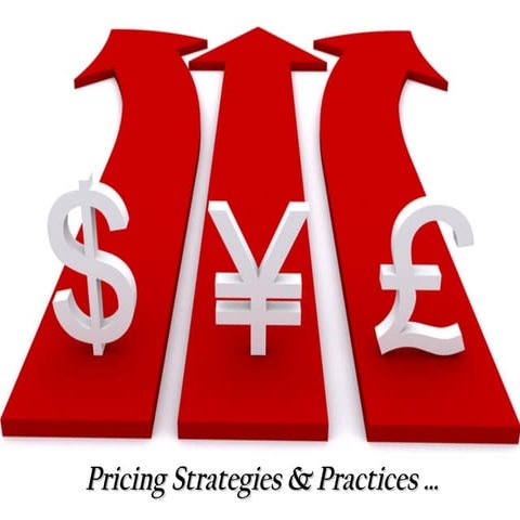 Pricing strategies & practices