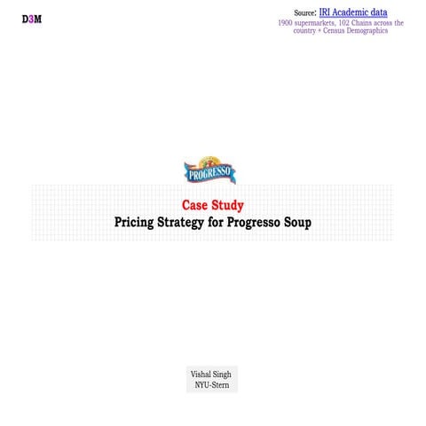 Pricing strategy progresso