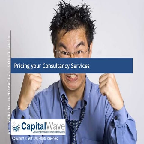 Pricing your consultancy services