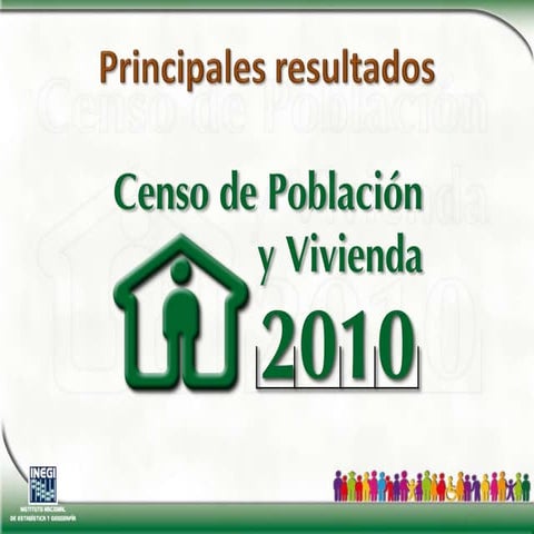 Principales resultados de Censo Población y Vivienda 2010