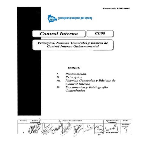 ACUERDO A-039-2023 NORMAS GENERALES Y TECNICAS DE CONTROL INTERNO ...