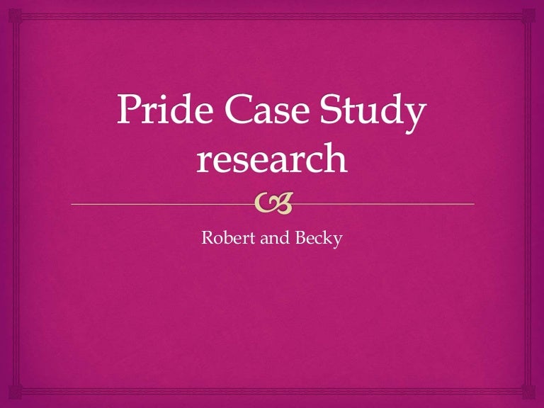 Pride case study picture