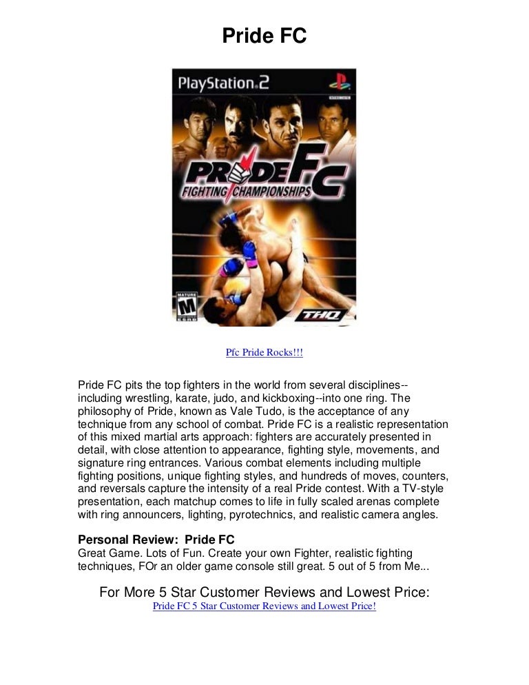 Pride Fc Pfc Pride Rocks