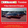 Prigo garments -solar power plant