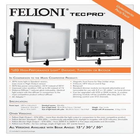 Dedolight Felloni TecPro