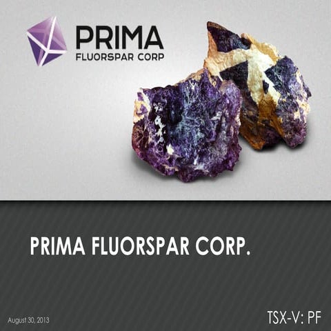 Prima investor presentation aug 2013