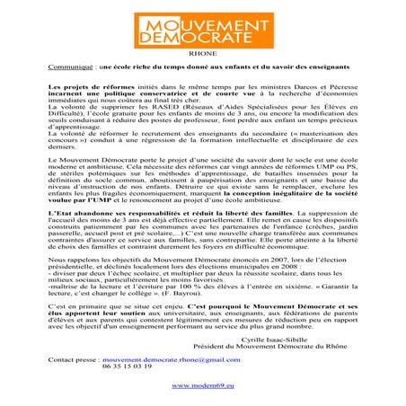 Primaire et université une même vision pour lécole