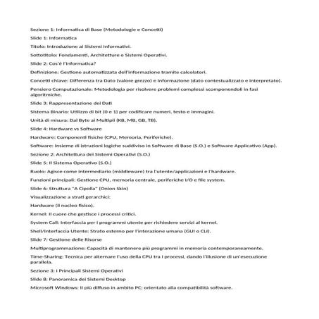 Informatica di base introduzione parte 1 | DOCX