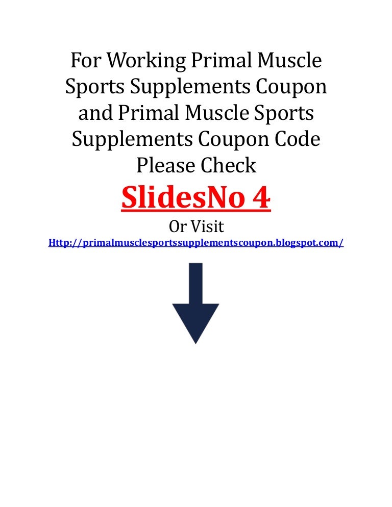 Primal muscle coupon code