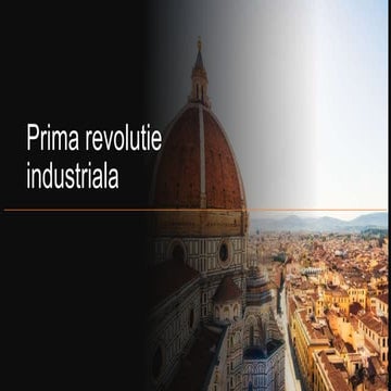Prima revolutie industriala