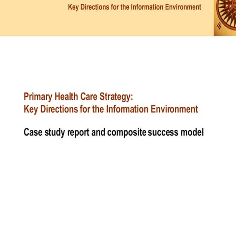 Primary Health Care Strategy