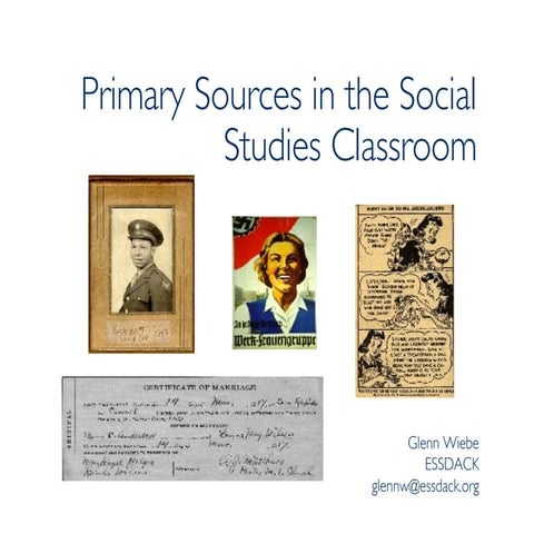 Primary Sources 2007