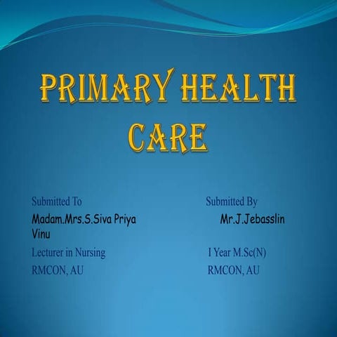 Primary health care   copy