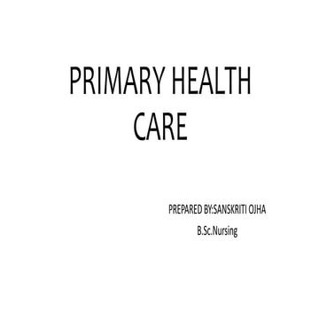 PRIMARY HEALTH CARE 