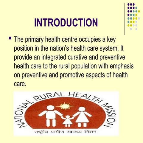Primary health care system in India =. ppt