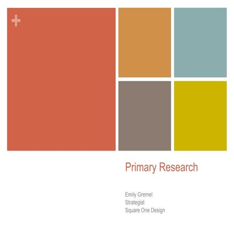 Primary Research Basics: Inforum