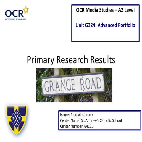 Primary research results