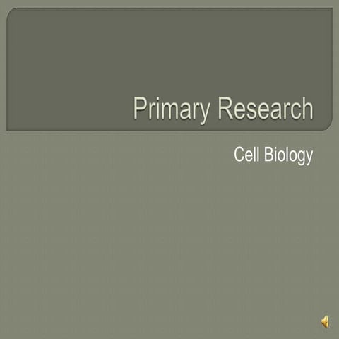 Primary resources (audio)