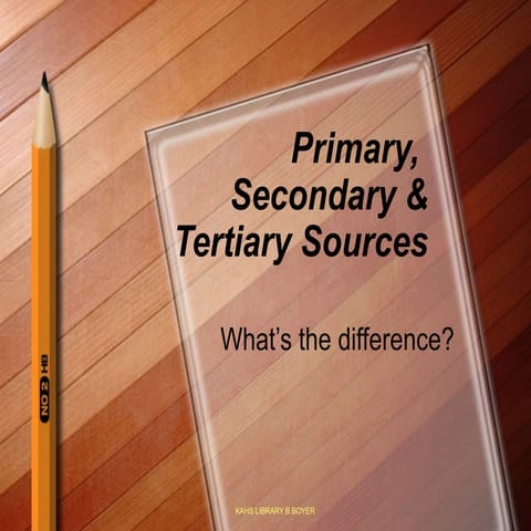Primary secondarytertiary | PPT