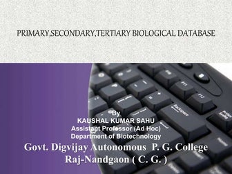 Primary, secondary, tertiary biological database