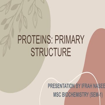 primary structure of proteins by ifrah.pptx