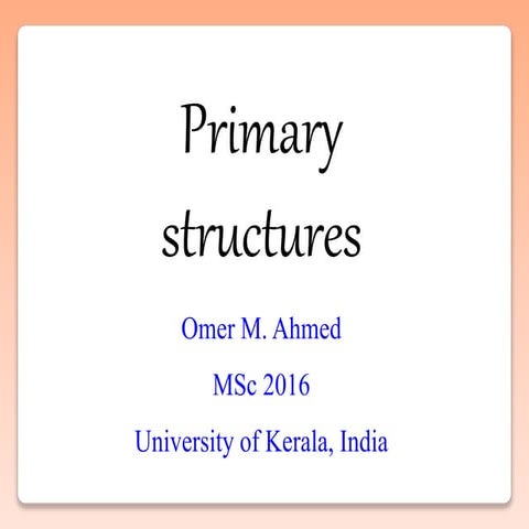 Primary structures of sedimentary and  igneous rocks