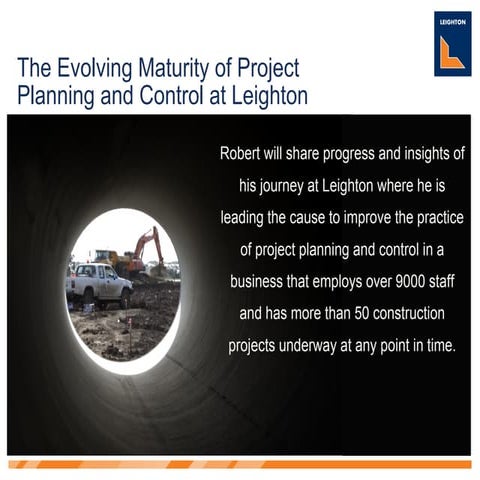 Primavera _ Robert Turner _ The evolving maturity of project planning and con...