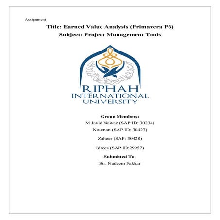 Primavera Calender and Earned Value.pdf..