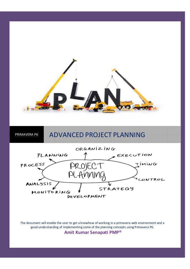 Primavera p6 advanced project planning