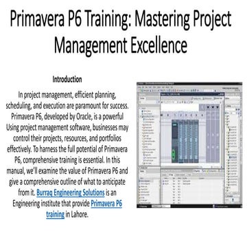 Primavera P6 Training.pptx