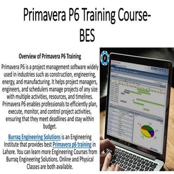 Primavera P6 Training Course in Lahore-BES.pdf