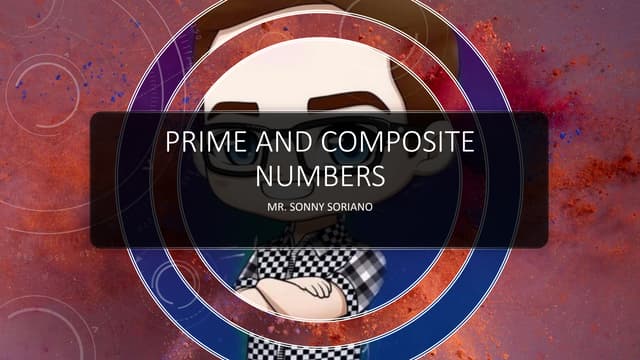 Prime and Composite Numbers