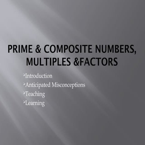 Prime & composite numbers, multiples &factors.pptx