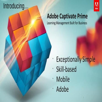 Detailed introduction to Adobe Captivate Prime, all-new LMS from Adobe