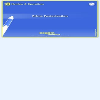 Prime factorization