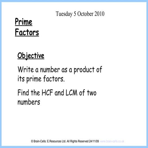 Prime Factors