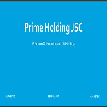 Prime holding