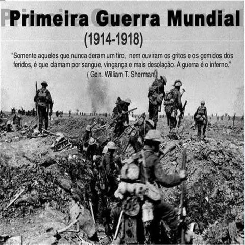 A primeira guerra mundial slides | PPT