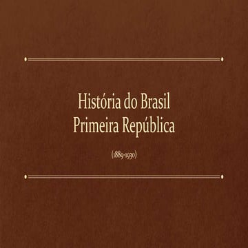 Primeira República